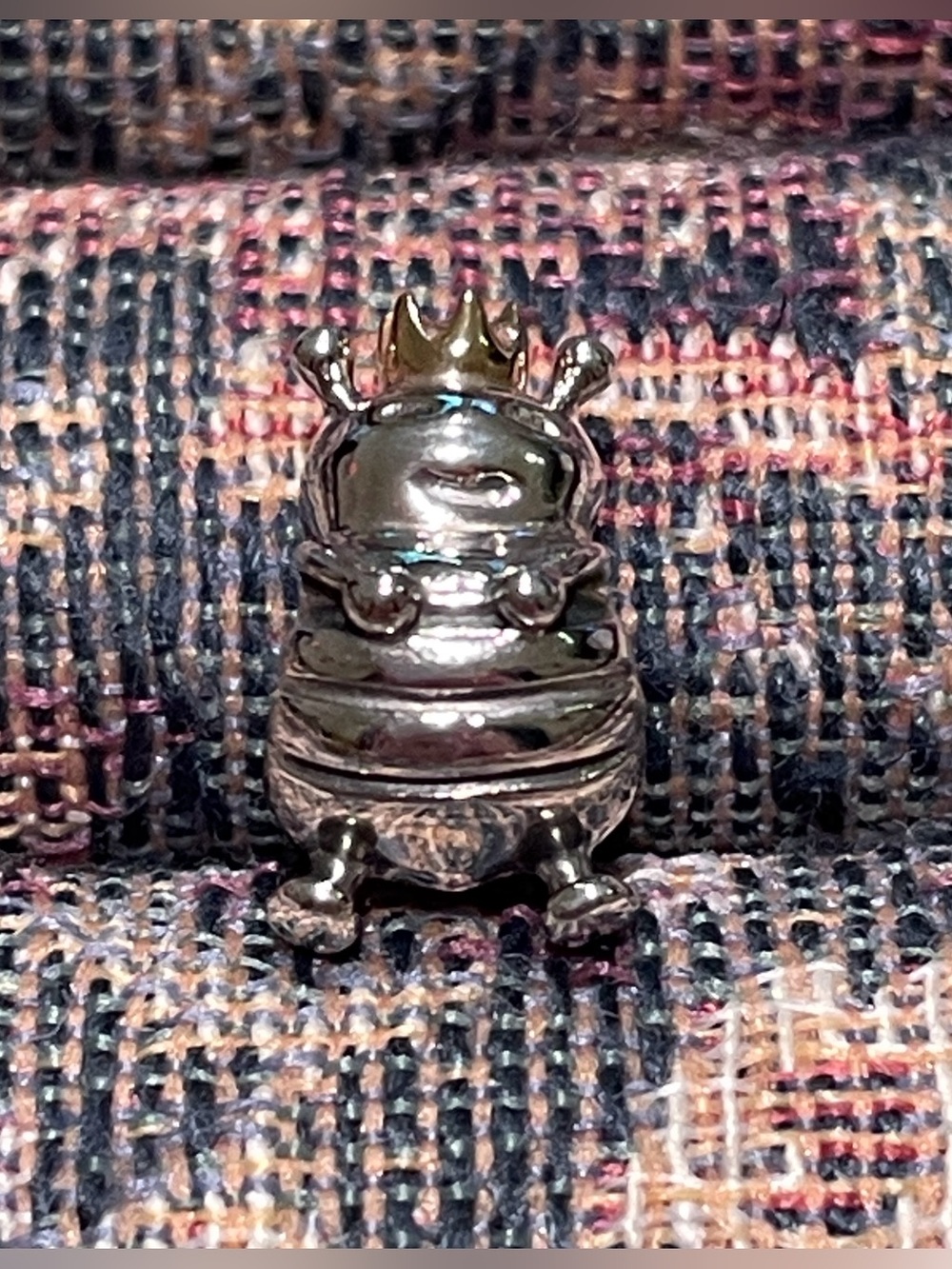 Pandora Retired Queen Bee Charm Two-Tone 14k Gold & Sterling Silver 790227